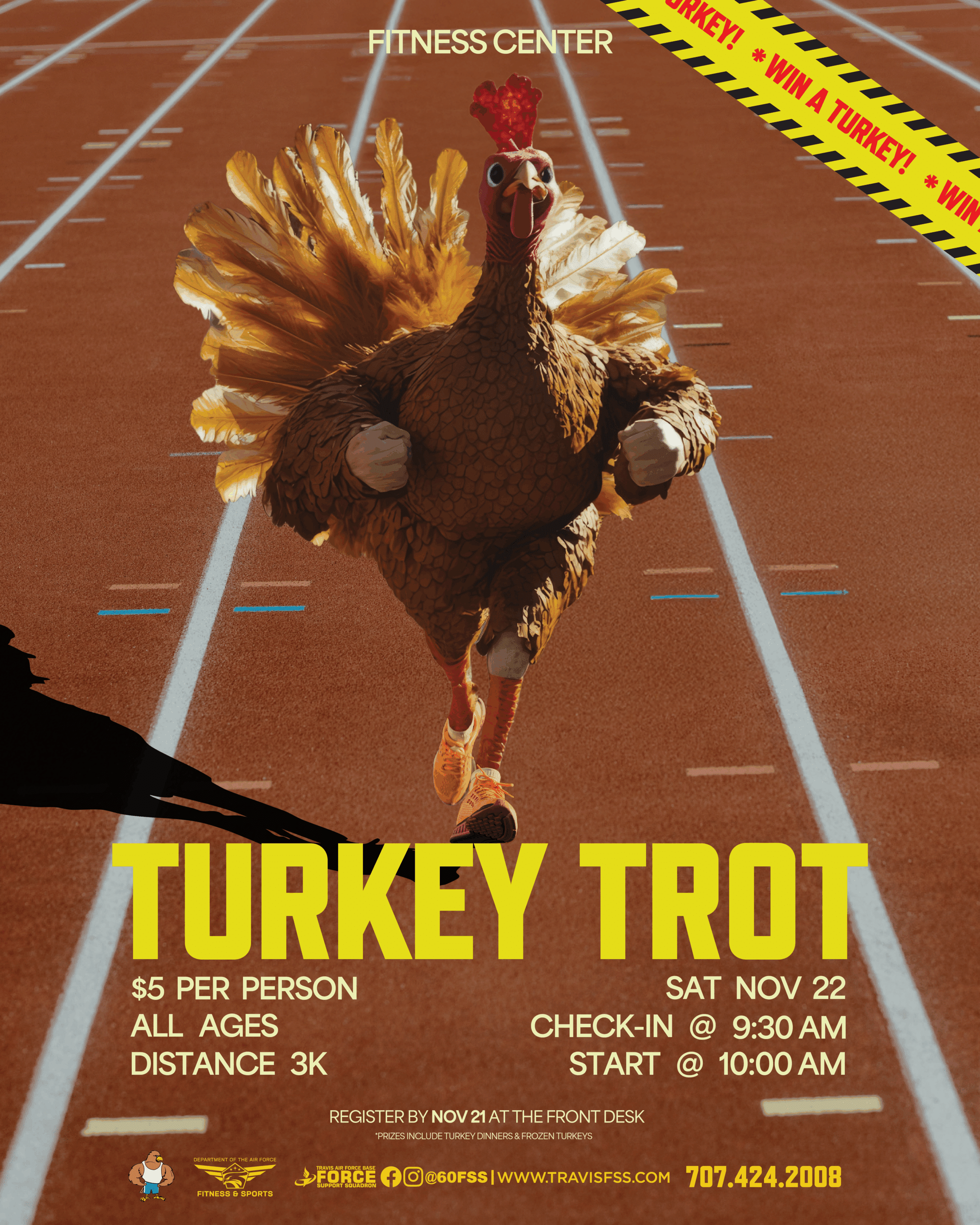 turkey trot | travis afb